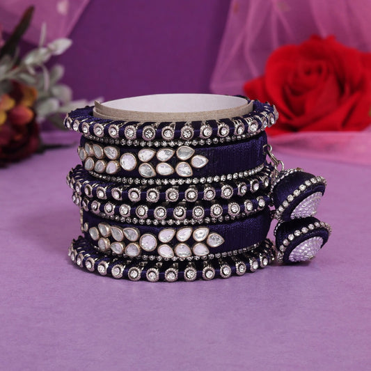 Navy blue Bangles
