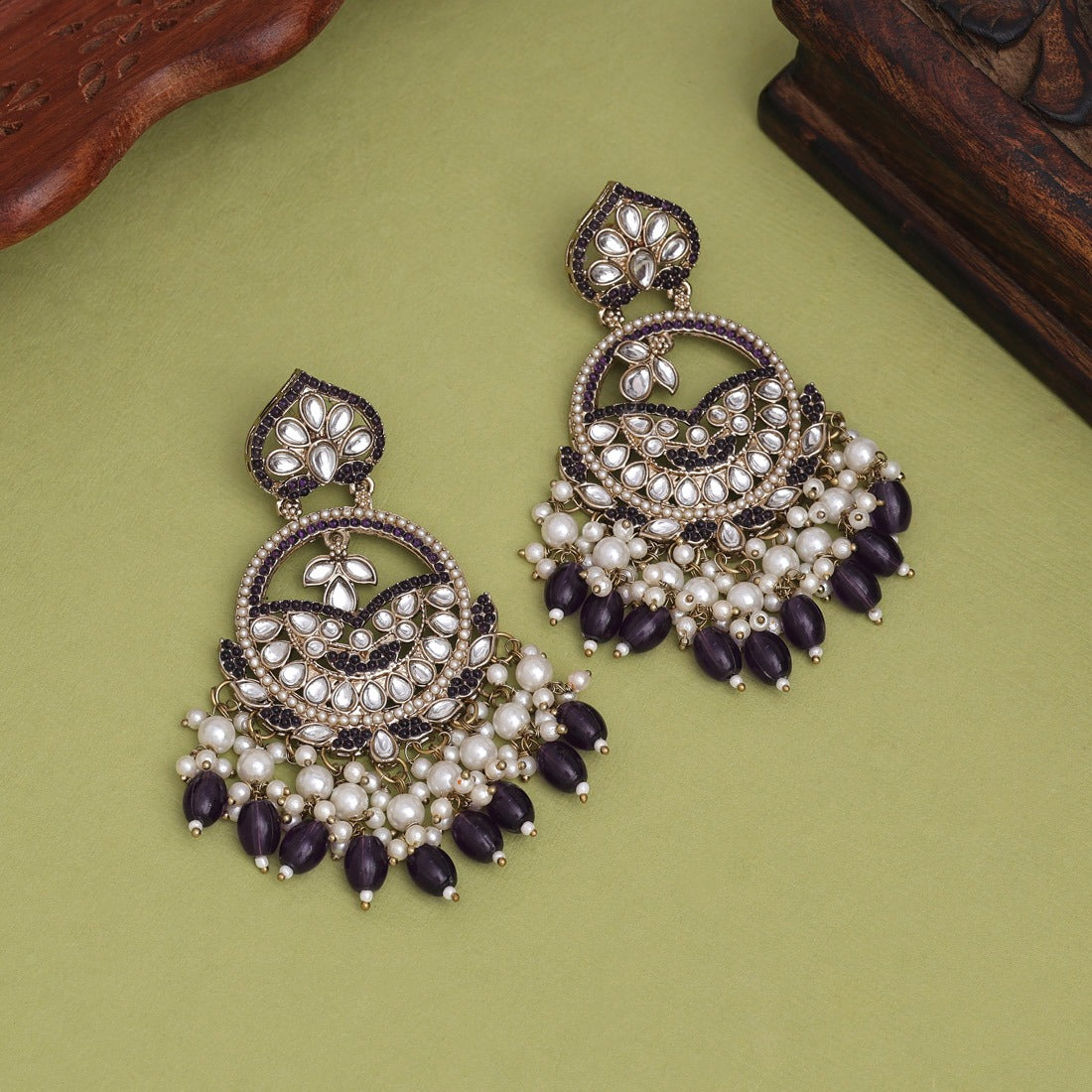 Ayesha Kundan Earrings