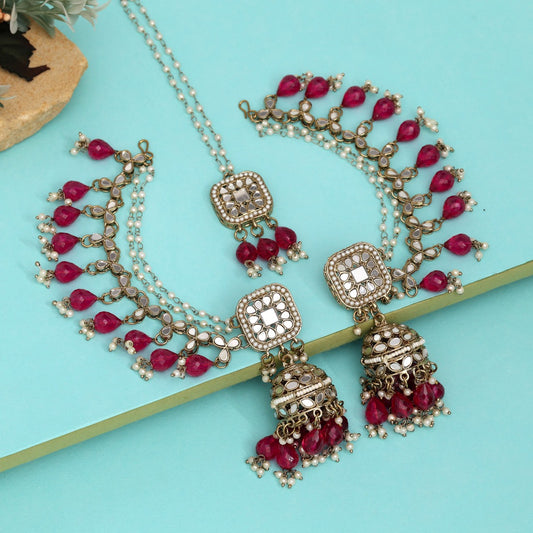 Advika Maang Tikka Set