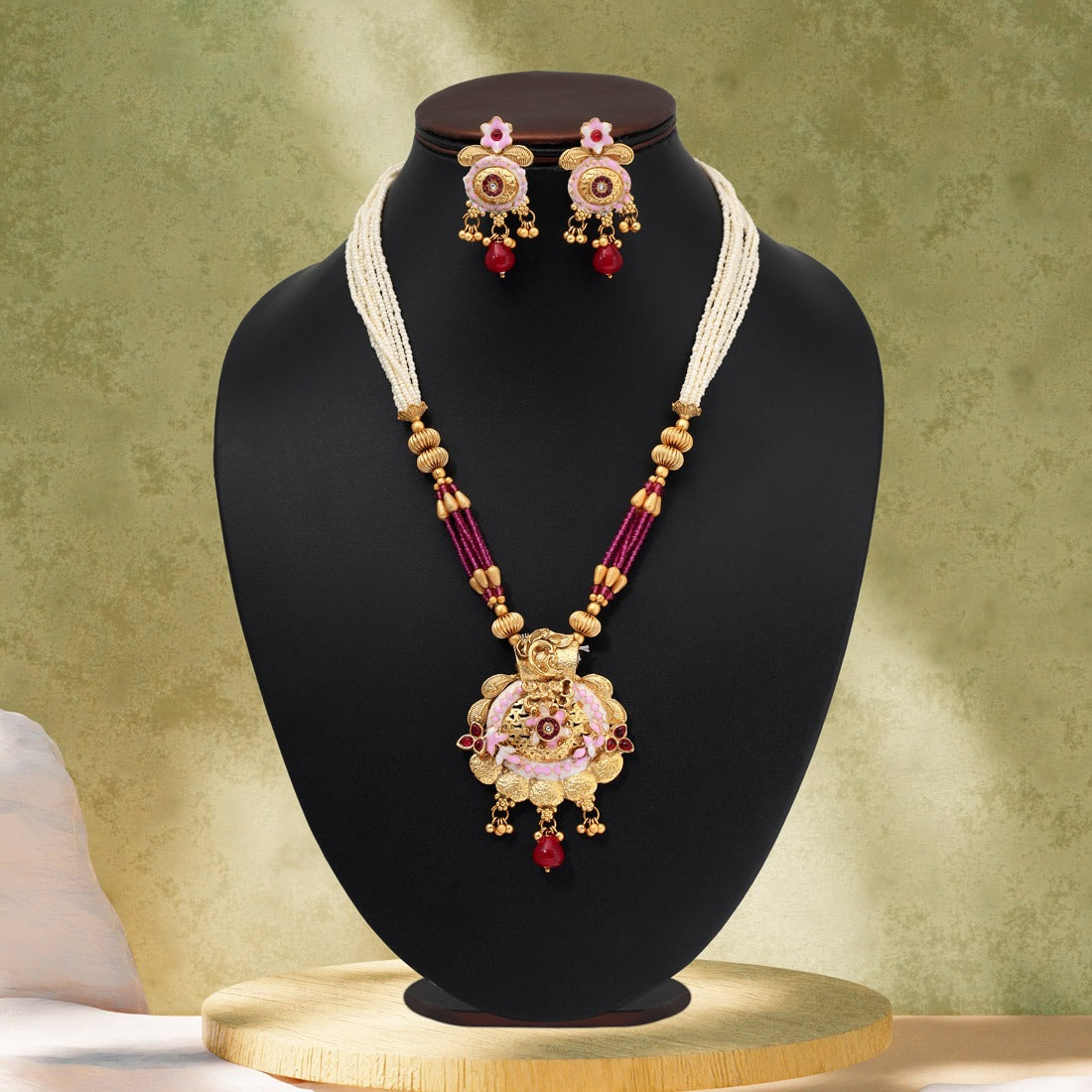 Meenakari Necklace Set