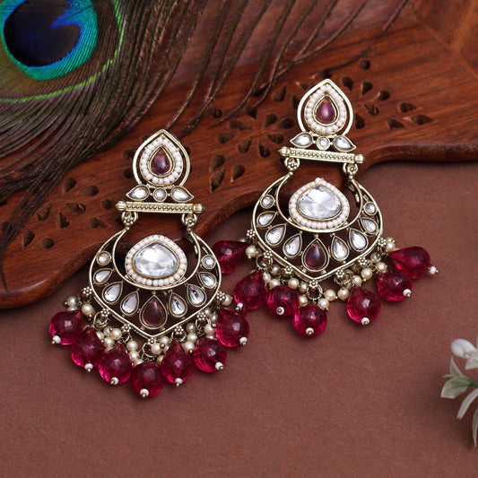 Chandbali Charm Earrings