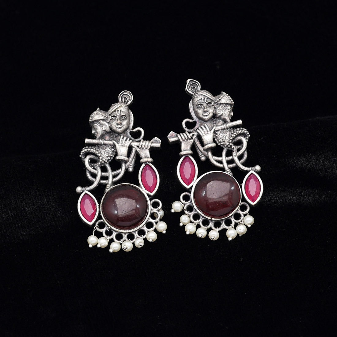 Lord Radha Kirshna Earrings