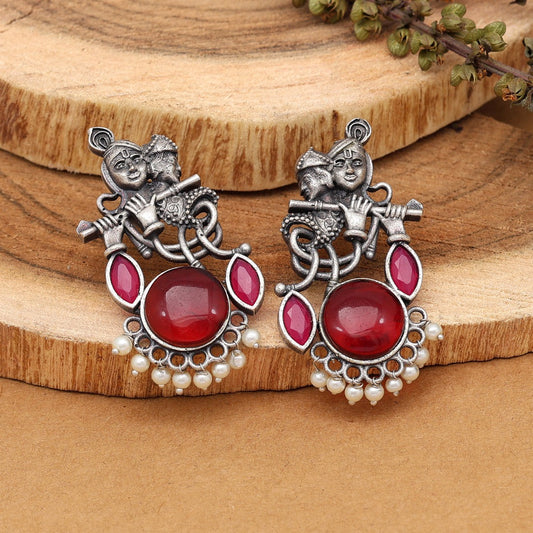 Lord Radha Kirshna Earrings